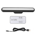 Miniatyrbillede 1 af 8: USB Genopladelig LED Skrivebordslampe Bar Magnetisk Skrivebordslampe Læsning Lys Sort Trinløs Dæmpning Batteridrevet Skab Touch Lys