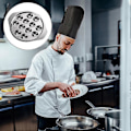 Miniatyrbilde 4 av 5: Stekepanne Rustfritt Stål 12 Hull Snegletallerken Rustfritt Stål Sneglerett Rustfritt Stål Snegletallerken Escargot Tallerken Retter