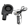 Miniatyrbillede 4 af 8: USB blæser blæser 3,8 tommer 3 hastighedstilstand DC 5V børsteløs 3800 RPM 22 CFM computer køleventilator til PC Electronics 3D Printer