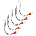 Miniatyrbillede 6 af 8: 5 stk PTC varmeplade keramisk termostatisk aluminium PTC varmeelement 70℃ sort kabel 12V