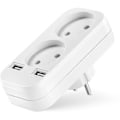 Miniatyrbillede 5 af 5: Multi USB Strømstik, 4 I 1 Stikdåse USB Oplader Med 3 AC Udgange 10a, 2500w Og 2 USB Porte, Elektrisk Stikkontakt Ideel Til Soveværelse Hjemmekontor