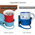 Miniatyrbild 3 av 5: Uppgraderad Mugghållare med Klämma - Fästs på Skrivbordssidan för att Hålla Kaffemugg, Vatten, Läsk