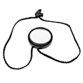 Miniatyrbillede 4 af 8: HSJ-928 Scuba Diving 360 Graders Justerbar Bakspejl med Lanyard Side Hængende Hule Vandsport Sikkerhedsudstyr TilbehørSort