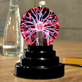 Miniatyrbilde 2 av 4: Magisk Statisk Plasma Ball Lava Globe Nattlys Lampe Berøringsfølsom