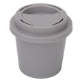 Miniatyrbilde 4 av 8: 5 stk Grå kaffekopp skjønnhetssvampholder Lett bærbar sminkesvampbeholderboks