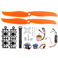 Miniatyrbild 2 av 8: 2212 KV1400 Motor 40A XT60T ESC SG90 Servo 8060 Propeller Kit för RC Drone Aircraft FPV