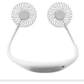 Miniatyrbillede 1 af 4: Håndfri Nakkeventilator Bærbar Lazy Opladning Lille Ventilator meget Velegnet Til Gåture, Camping, Etc.