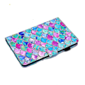 Miniatyrbild 5 av 5: Målat Mönster Tpu Horisontellt Flip Läder Skyddsfodral För Kindle Fire Hd 8 2020 Zekai Färg Fiskskalor