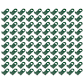 Miniatyrbild 3 av 8: 100 STK Plast Växthus Twist Clips Skuggning Fixering Clips Förlängare Clips Växthusisolering Fästelement Växthängare