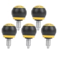 Pikkukuva 1 / 6: 5kpl 50x45mm Fitness Pop Pull Pin Nupin vapautus synteettinen pahvi Kahva Harjoitusvaratarvike M16Musta ja keltainen