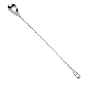 Miniatyrbillede 3 af 5: 30cm Rustfri Stål Bar Ske Bar Spoon Langt Håndtag Vridet Blandingsværktøj til Cocktail Vin Drikkevarer