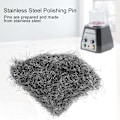 Miniatyrbillede 6 af 8: Smykkepolerer i rustfrit stål Finishing Pin Polering Media Pins Magnetisk tumbler (0,3 mm)