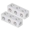 Miniatyrbilde 6 av 8: 2 stk 3-hulls Square Beam 3106-0003-0024 8 x 24 mm robotdeltilbehør