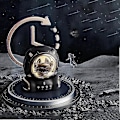Miniatyrbillede 2 af 4: Kreativ Astronaut Trådløs Bluetooth Højttaler Mini Bærbar Mobiltelefon Subwoofer Udendørs Lille Audio Sort Zekai