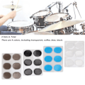 Miniatyrbild 3 av 5: Drum Dampener Kit - 4 silikonkuddar för instrumentkontroll och ljuddämpning