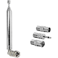 Miniatyrbilde 1 av 4: 75 Ohm Teleskopisk DAB Radioantenne For Hifi Av-mottaker Mini System, FM