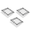 Miniatyrbilde 2 av 8: 3 stk. Embossing-mal Praktisk snøfnugg-mønster Relief Design DIY Craft Mal-former for å lage kort Invitasjoner