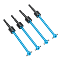 Miniatyrbilde 8 av 8: 4 stk. RC metall universal CVD drivakselsett for Tamiya TT02B 1/10 RC bil oppgraderingsdeler blå