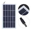 Miniatyrbild 4 av 8: 2W 5V Polysilicon Solpanel med DC-gränssnitt för laddning av 3,7V batteri för utomhuslampor