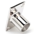 Miniatyrbillede 3 af 8: Stangbase rustfrit stål 90 grader rektangulært holdbart korrosionsbeskyttende polering Hnadrail fitting til bådyacht (25 mm)