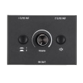 Miniatyrbild 6 av 8: 3,5 mm Switcher 2 Input 1 Output Eller 1 Input 2 Output Splitter Switcher Box med One Key Mute-knapp
