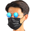 Pikkukuva 8 / 8: Metal Classic Vintage Unisex UV-suojauksella varustetut pyöreät kehykselliset polarisoidut aurinkolasit aurinkolasikotelolla, Ice Blue