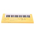 Miniatyrbild 6 av 8: Elektroniskt piano keyboard barn 37 tangenter keyboard piano pedagogiskt instrument leksak med mikrofon gul