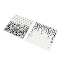 Miniatyrbilde 3 av 8: 2 stk. Embossing-mapper Embossed Texture 15,1x15,1cm/5,9x5,9in Dekorative Plast Embossing-sjeblonger for DIY Papirkunst