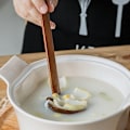 Miniatyrbillede 4 af 8: Langskaftet træske sæt nudler suppe ske med slids ske køkkenredskab