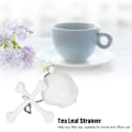Miniatyrbillede 7 af 8: Hvid Simuleret Kranieformet Te-infuser Silikone Te-blad Si, til Hjemmet og Kontoret