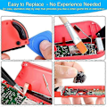 Miniatyrbild 3 av 5: 2-Pack 3D Joycon Joystick Ersättning, Analog Thumb Stick Joy Con Reparationskit kompatibelt med Nintendo Switch, med Krysskruvmejsel