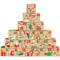 Miniatyrbillede 1 af 5: 24 Pakke 24 Dages Julekalenderæsker, DIY Julekalender, Julefestartikler