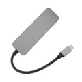 Miniatyrbillede 8 af 8: 5 i 1 Type-C til HD Multimedia Interface Adapter Bærbar 4K Skærm Multifunktionel HUB