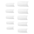 Pikkukuva 7 / 8: 10 kpl Professional Nail Tip Home Salon Kannettava naisten set manikyyrityökaluN5346-01 valkoinen