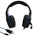 Miniatyrbillede 1 af 8: Gaming-headset med kabel, LED-lys og mikrofon til pc og bærbar computer