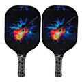Pikkukuva 3 / 8: Pickleball-setti 2 mailaa 4 palloa 1 mailapussi lasikuitu PP ulkoilmaurheiluharjoitteluun