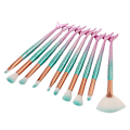 Miniatyrbilde 5 av 5: 10 stk. Fiber Kosmetisk Sminkebørste Øyenskygge Børster Sett Kit Sminkeverktøy 3#