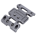 Miniatyrbilde 5 av 8: Aluminiumslegering senter chassisplate tilbehør passer til AXIAL SCX10 1/10 RC bil