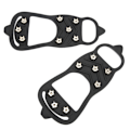Pikkukuva 3 / 8: 1 pari 8Tooth Outdoor Snow Walking Nail Crampons Liukumista estävät Jääkengät Piikkasuojat (M )