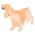 Miniatyrbillede 7 af 8: Cocker Spaniel-figurer Simulering Pædagogisk Let at Vedligeholde Hunde Figur til Børn Legetøj og Indretning PL127‑1543 Gul