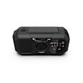Pikkukuva 3 / 5: Kannettava käsikampi-radio aurinkoenergialla Toimiva radio AM/FM Dynamo-radio USB-C 2500mAh Ladattava LED-taskulampulla SOS-hälytys Kompassi Pieni radio ulkoiluun