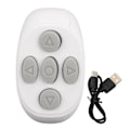 Miniatyrbild 1 av 8: Bluetooth Fjärrkontroll Multi Function Ring Design Trådlös telefon Selfie Shutter for Home White