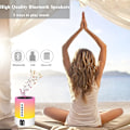 Miniatyrbild 4 av 5: Bluetooth-högtalare väckarklocka sänglampa med vitt brusmaskin, multifunktionell vitt brus baby Bluetooth-högtalare nattlampa lysande väckarklocka