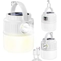 Pikkukuva 1 / 5: Starlight-usb Ladattava Aurinkoenergia LED Camping Lyhty, Kannettava 4 Tilaa Vedenpitävä Kaksois LED Valonlähde Uusi Monitoiminen Ulkovalaisin Ulkokäyttöön H