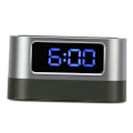 Miniatyrbild 6 av 8: Digital kalender tidsminnesfunktion 12H 24H läge pennhållare funktion LED elektronisk väckarklocka för hem blå