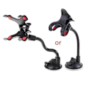 Miniatyrbillede 1 af 3: Universal 360° justerbar svanehals bilholder vuggeholder stand multifunktionel mobiltelefon sugekop beslag