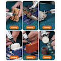 Miniatyrbillede 4 af 5: 20V Kompakt Slibemaskine til 18V-21V Batteri Elektrisk Polering
