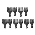 Miniatyrbilde 8 av 8: 10 stk Hårplukking Kam Bred Tann Ergonomiske DIY-frisyrer Plast Hårplukk for langt tykt krøllete hår for salongstyling