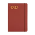 Miniatyrbillede 1 af 5: 2024 Lommeplanlægger Kalender 2024, Ugentlig Månedlig Planlægger Brun