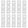 Miniatyrbillede 1 af 8: 10 stk. Aluminium flad forbindelsesplade flad lige reparationsforbindelsesplader 2020-3 hul
